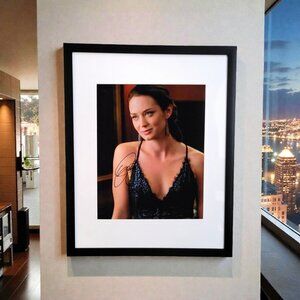 Emily Blunt Signed Autograph Adjustment Bureau 11X14 Framed & Matted COA